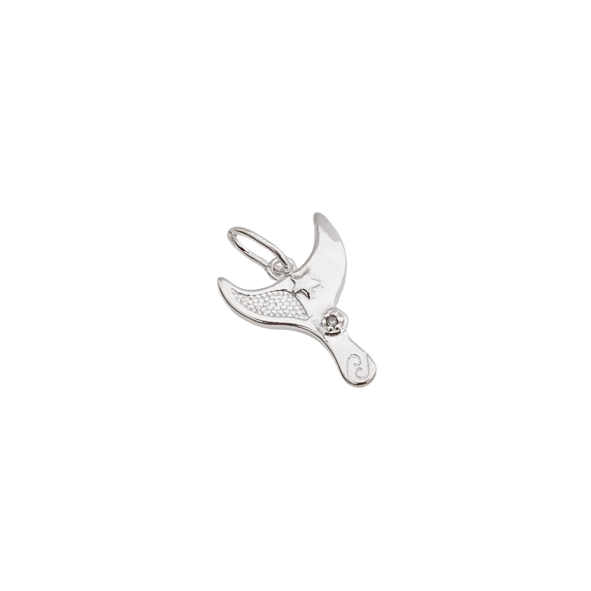 Pingente sereia desenhada 17mm