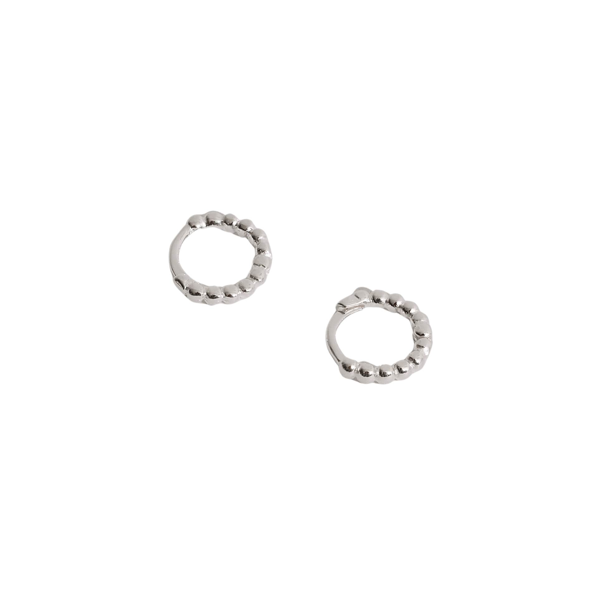 Imagem Argola click redonda 9mm fio bolinhas