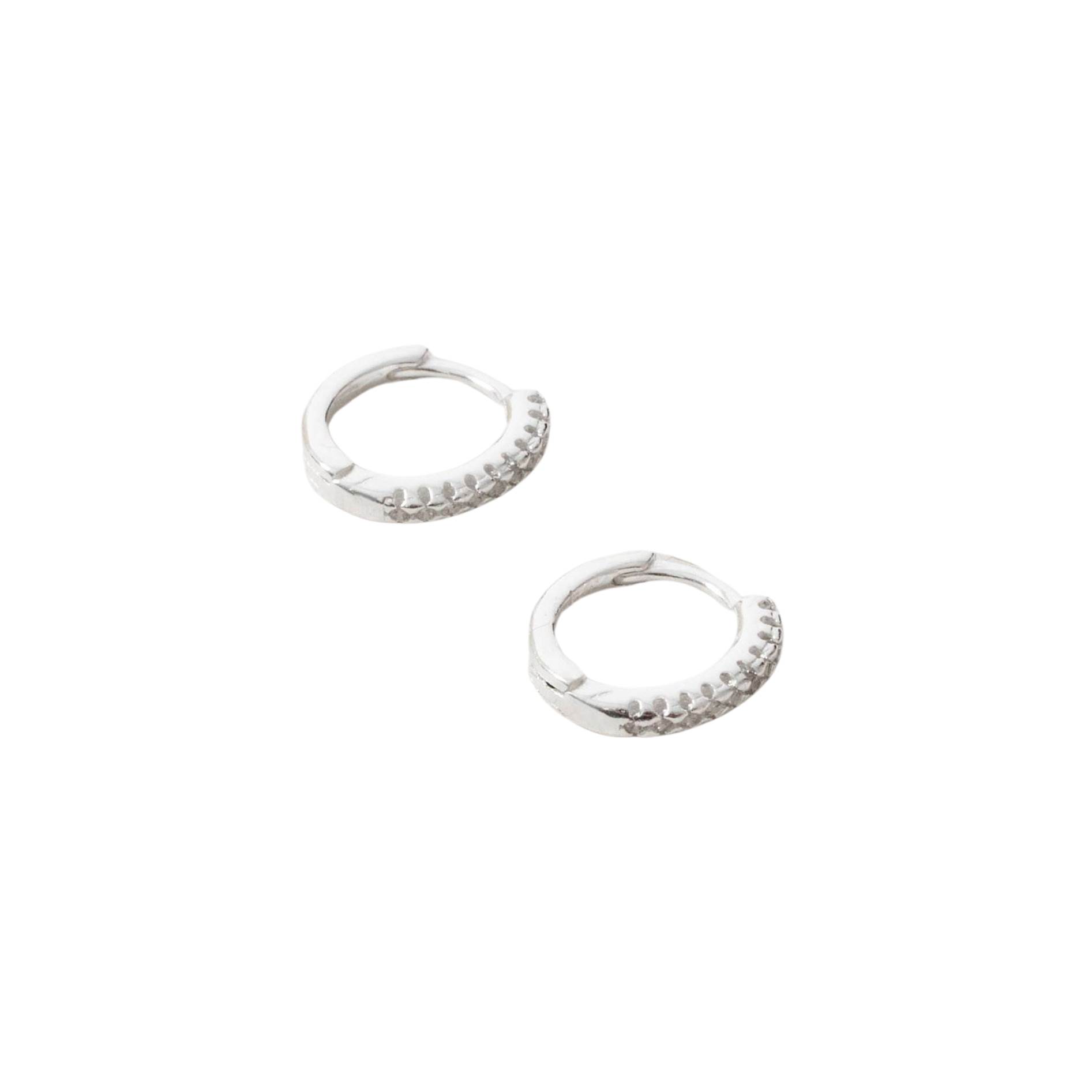 Imagem Argola redonda click 10mm cravejada