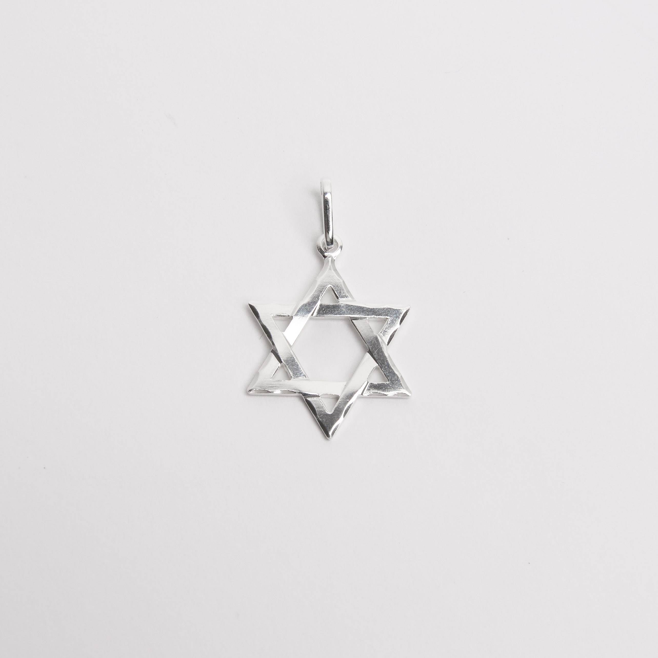 Pingente estrela de Davi 22mm