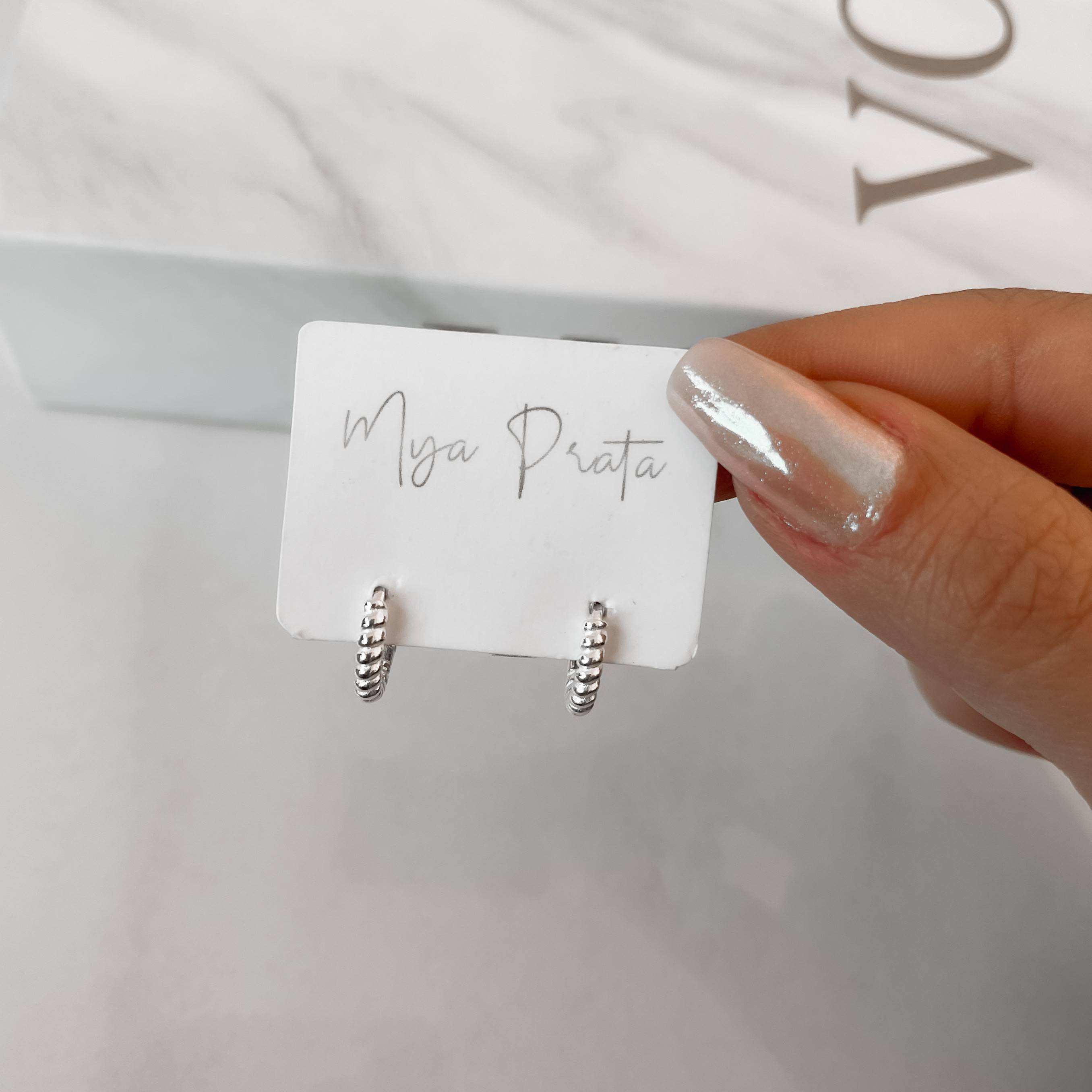 Argola click 14mm torcida