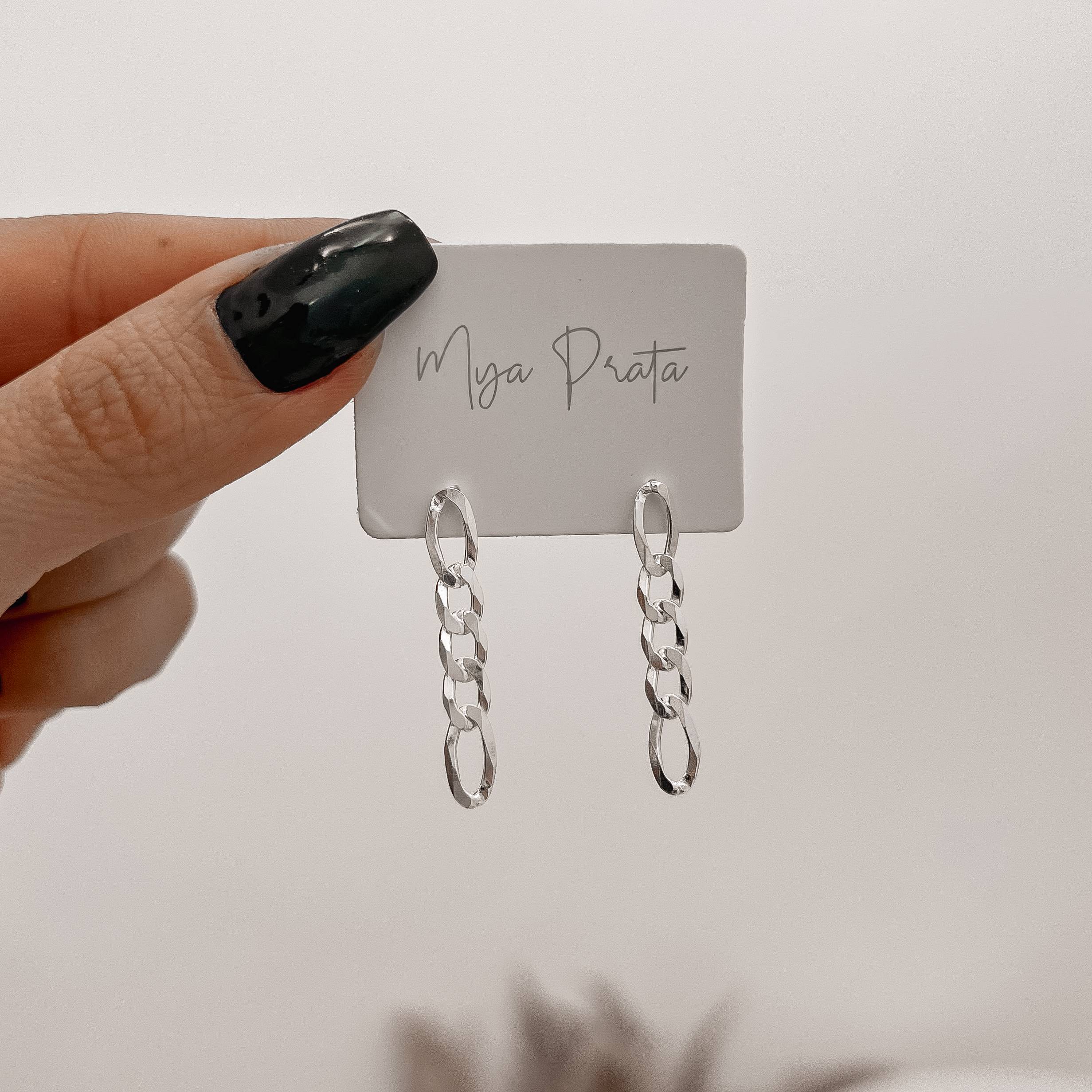 Imagem Secundária Brinco corrente 31mm