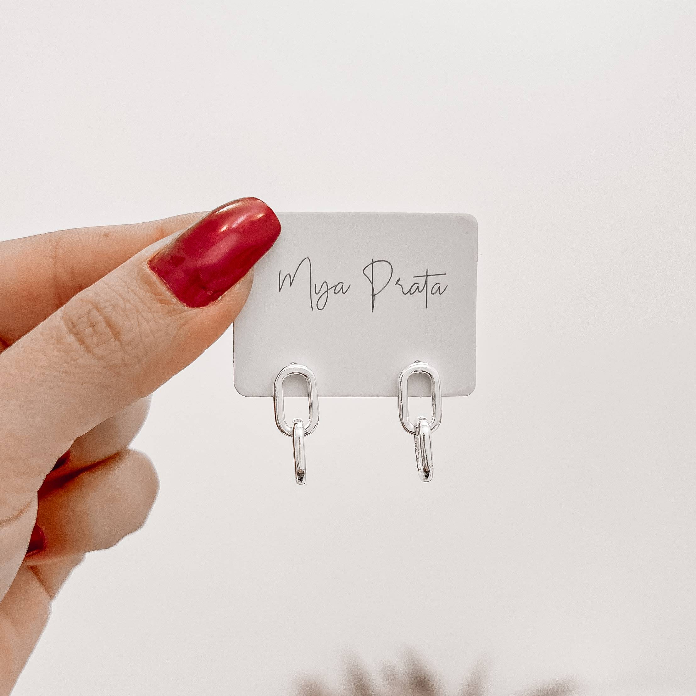 Imagem Secundária Brinco corrente 20mm