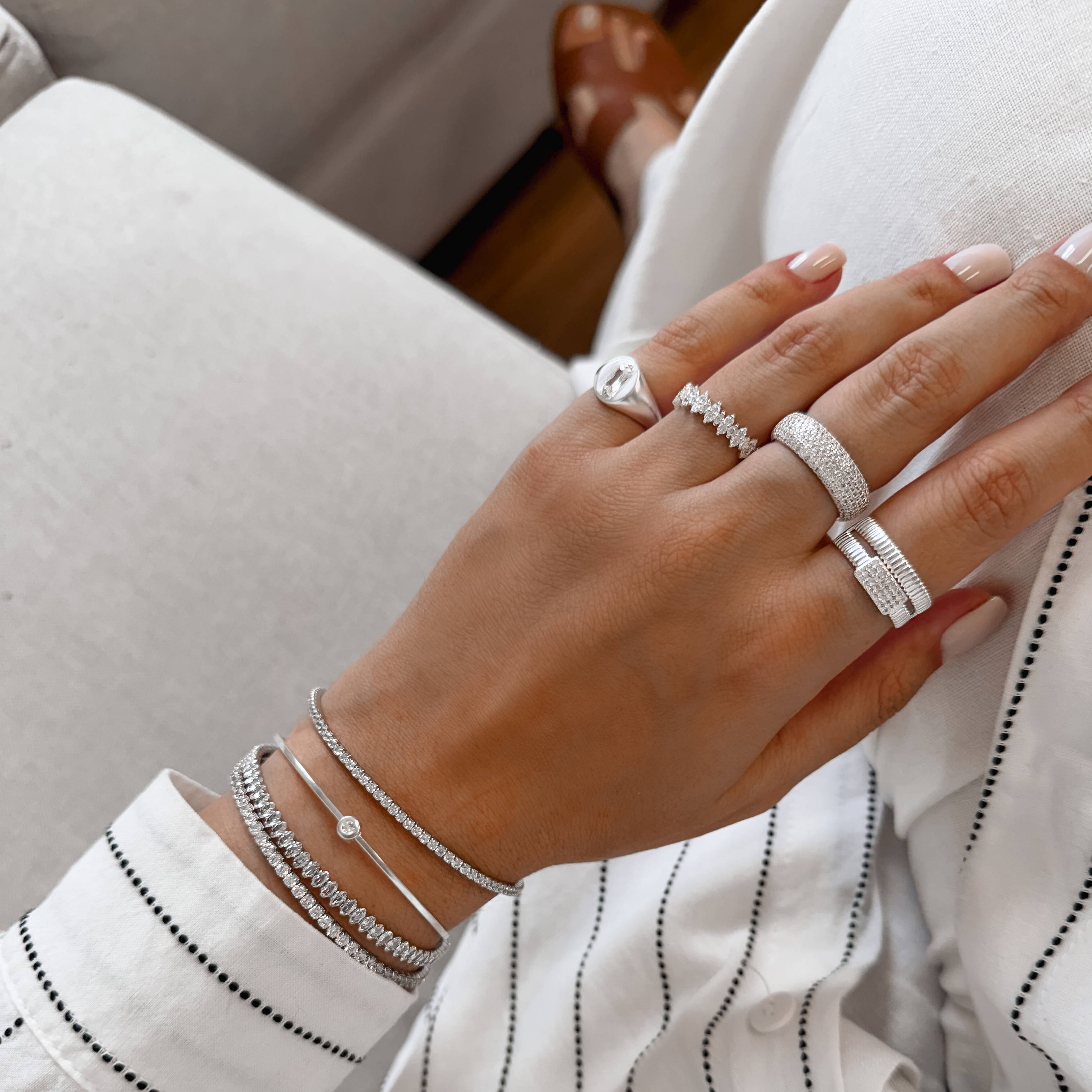 Imagem Secundária Pulseira Riviera 2.2 ródio