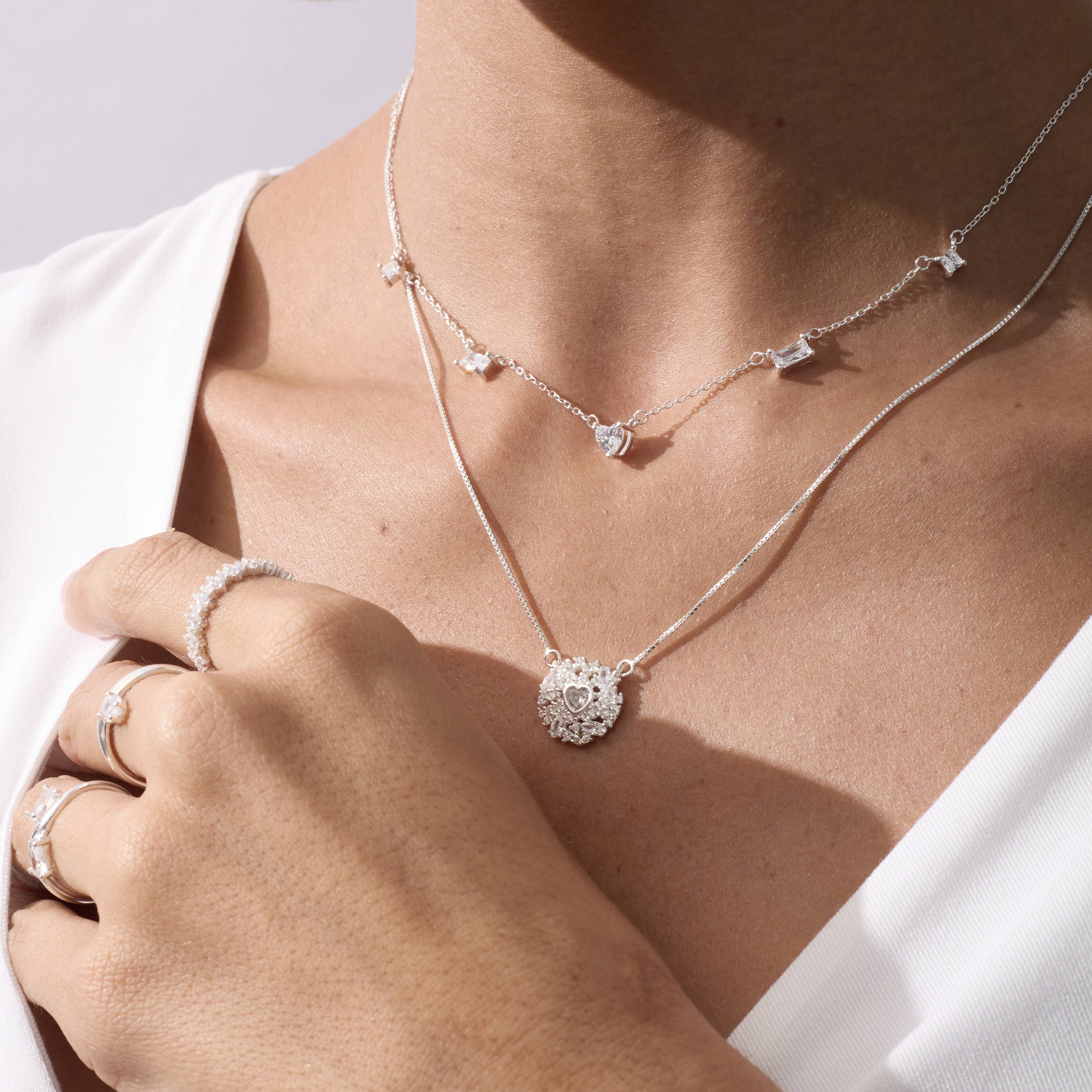 Imagem Secundária Anel ondulado zircônias gota