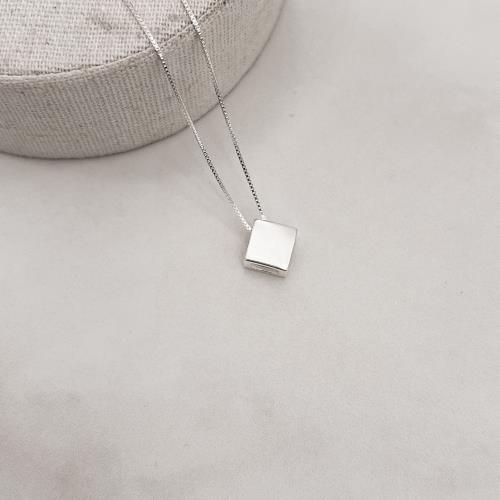 Colar losango passante 8mm 45cm