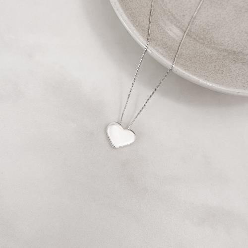 Colar coração 13mm 45cm