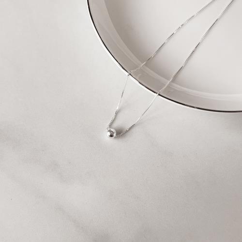 Colar bola 5mm 40cm com alongadora