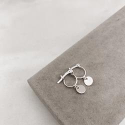 Argola 9mm trava pingente medalha