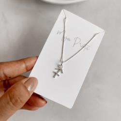 Colar pingente signo Sagitário 12mm 45cm