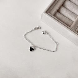 Pulseira infantil pingente Minnie resina 10mm