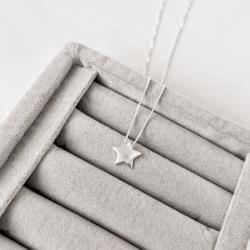 Colar estrela 11mm 45cm