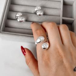 Anel largo gotas regulável P