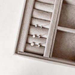 Trio zircônia redonda 3, 4 e 5mm cristal embutida