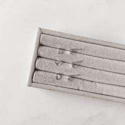 Trio estrela, coração e gota vazada 6mm