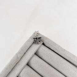 Berloque pingente baby Yoda envelhecido 13mm resina