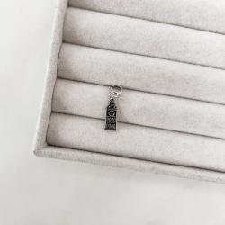 Berloque pingente Big Ben envelhecido resina 18mm