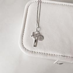 Colar pingente patuá São Bento 45cm