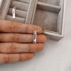 Pingente placa paz 20mm