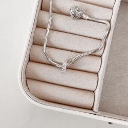 Berloque separador cravejado 10mm