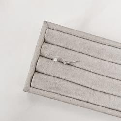 Brinco zircônia estrela 3mm