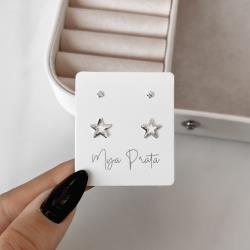 Dupla estrela 3mm e estrela vazada 8mm