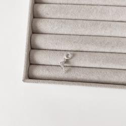 Berloque pingente taça cravejada 11mm