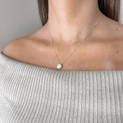 Colar círculo passante 9mm 45cm