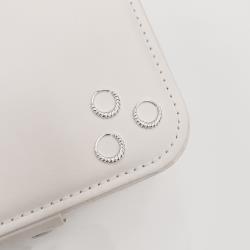 Piercing argola detalhe torcido 12mm