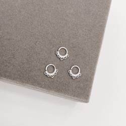 Piercing argola rendada 8mm