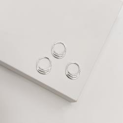 Piercing argola 11mm detalhe 2 fios