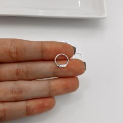 Piercing argola placa love 11mm