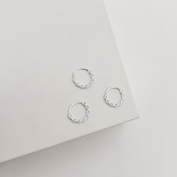 Piercing argola 10mm detalhes zircônias