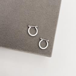 Piercing conch cravejado 14mm haste