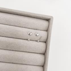 Brinco infantil bola 2mm tarraxa baby