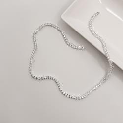 Colar Riviera 3 pontas 3mm 40cm