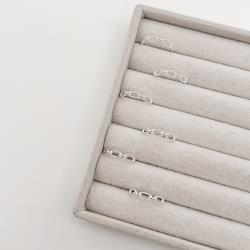 Anel corrente com bolinhas