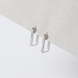 Argola click retangular 19mm 