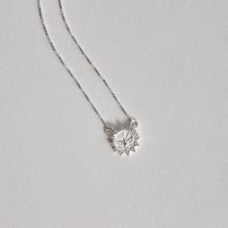 Colar medalha Espírito Santo com cravejado 11mm v12 40cm