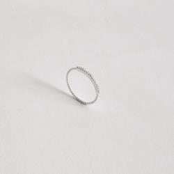 Anel torcido meia aliança