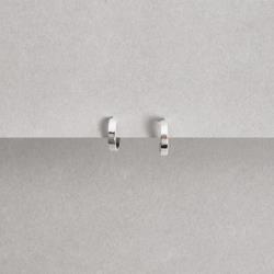 Argola fio achatado 10mm tarraxa