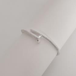 Bracelete pesado prego cravejado