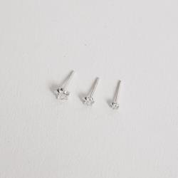 Trio zircônias estrela 3, 4 e 5mm