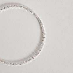 Pulseira Riviera zircônias ovais 2.1 16+4cm