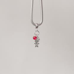 Berloque pingente patuá menina