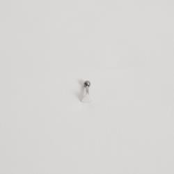 Piercing haste triângulo isósceles 5mm