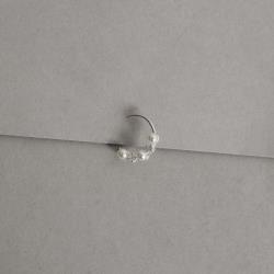 Piercing argola 10mm pérolas e zircônias