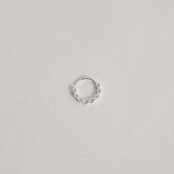 Piercing argola 10mm detalhes zircônias