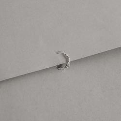 Piercing argola 11mm 3 círculos com zircônias