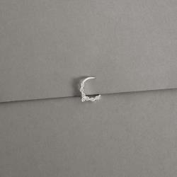 Piercing argola franja cravejada 9mm